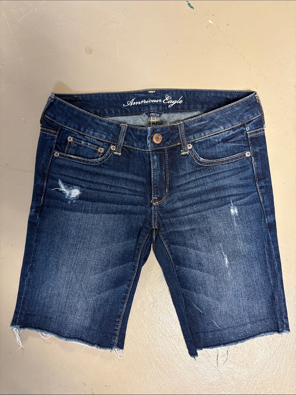 🌈 2/$15 American Eagle Dark Blue Jean Shorts